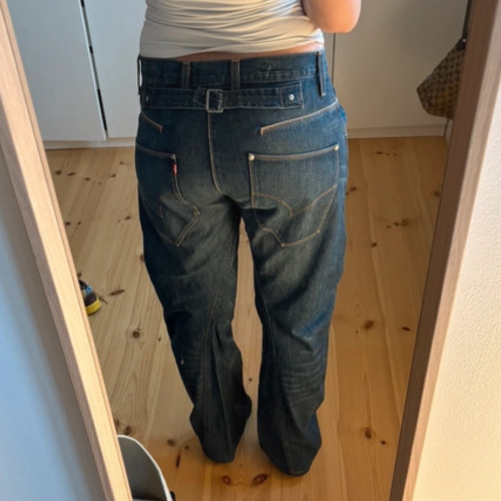 Levi’s engineered jeans with buckle back
